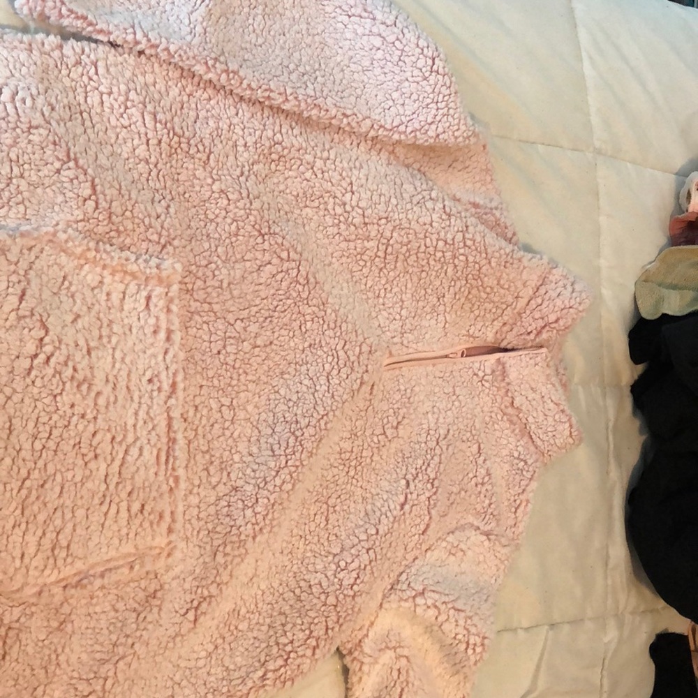 Light pink Sherpa